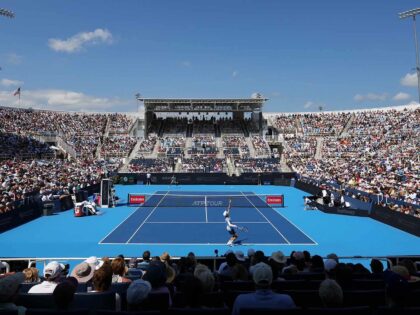 Quadra central do Cincinnati Open durante o torneio de 2026