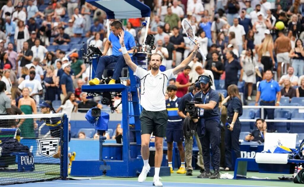 Daniil Medvedev no US Open