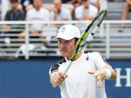 Sebastian Gorzny em ação no US Open 2026