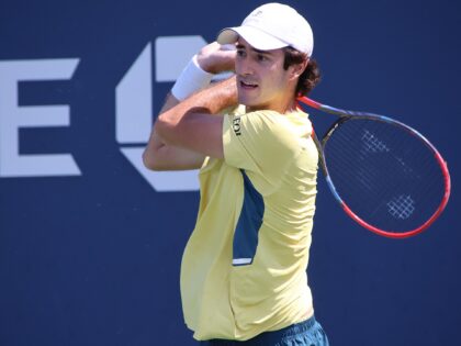 Gustavo Heide em ação no US Open 2026