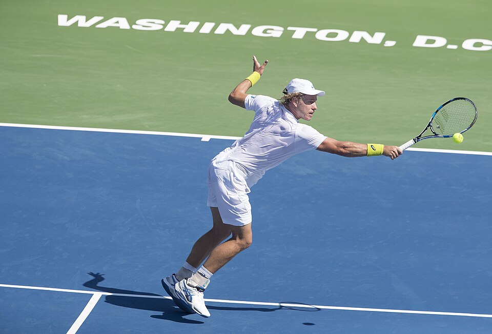 James Duckworth durante o Citi Open de 2016. Foto: Keith Allison/Wikimedia Commons, CC BY-SA 2.0.