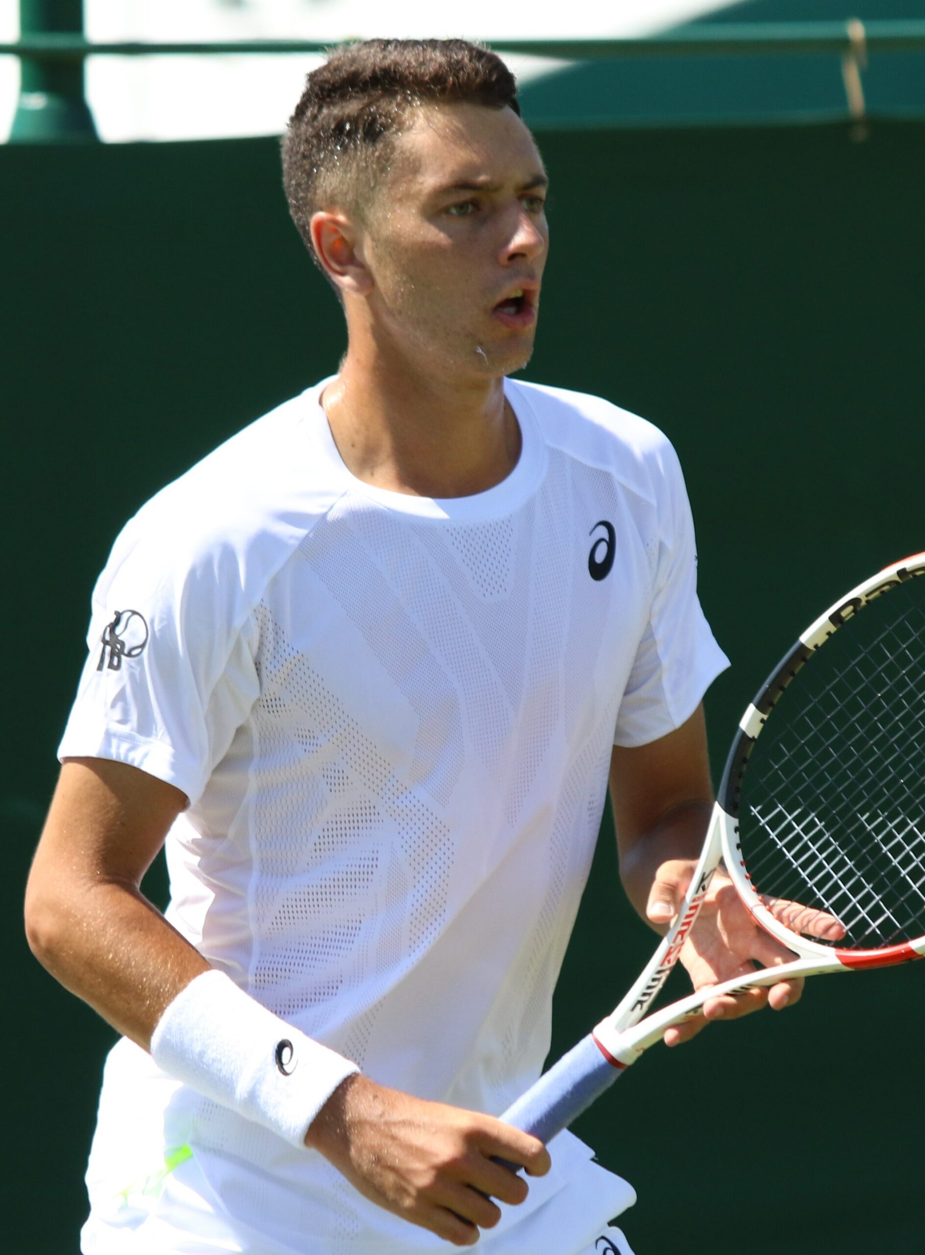 Matheus Pucinelli em Wimbledon 2022. Foto: si.robi/Wikimedia Commons, CC BY-SA 2.0.